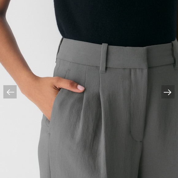 Wilfred The Effortless Pant in Peppercorn Gray. - Picture 11 of 11